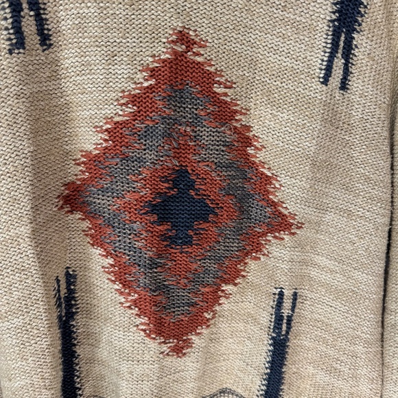 RRL Double RL Hand Knit Southwest Vintage Silk/Linen/Cotton/Wool Cardigan Sz XL - Picture 3 of 11